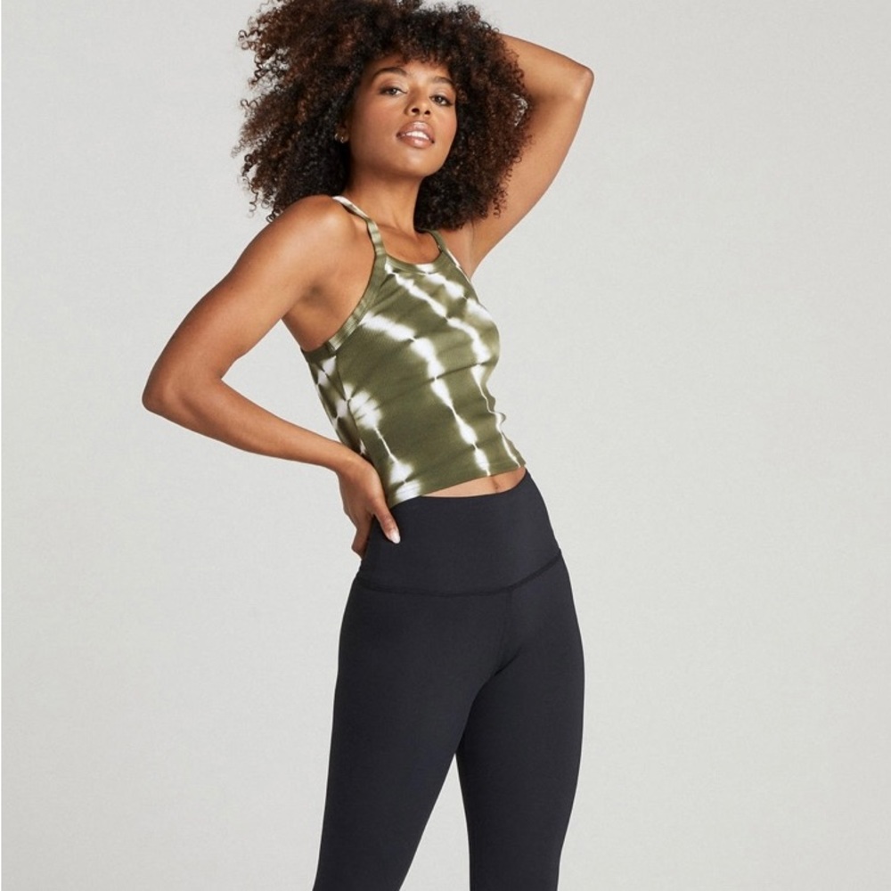 Strut This Sun Set Tank.  Tye dye Army Green.